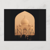 Taj Mahal, Agra, India Travel Postcard ポストカード (正面)