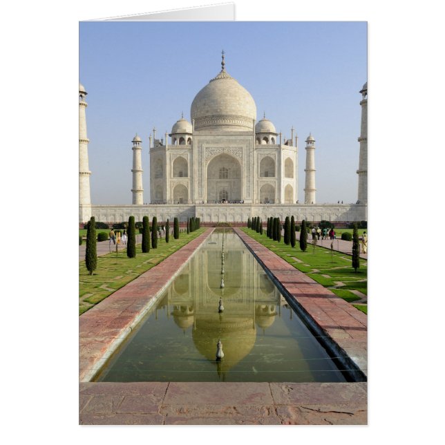 Taj Mahal、Agra、Uttar Pradesh、インド (正面)