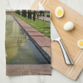 Taj Mahal、Agra、Uttar Pradesh、インド キッチンタオル (四つ折り)