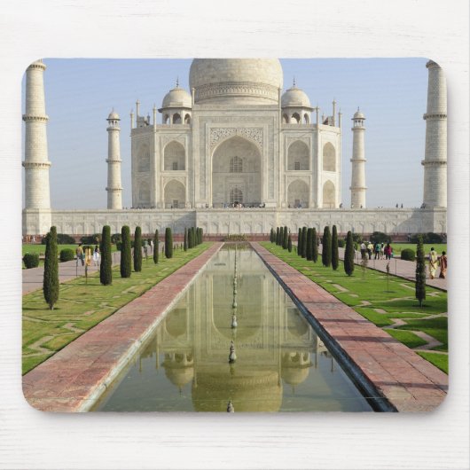 Taj Mahal、Agra、Uttar Pradesh、インド マウスパッド (正面)