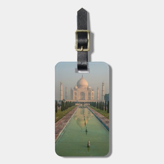 Taj Mahal、Agra、Uttar Pradesh、インド ラゲッジタグ (正面縦)