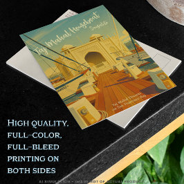 Taj Mahal Housboat, Sausalito, California Travel ポストカード