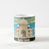 Taj Mahal India美しい建築#2 コーヒーマグカップ (中央)