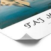 Taj Mahal India Wall Art, Agra Landmark ポスター (角)