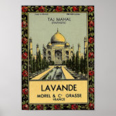Taj Mahal Lavande Poster ポスター (正面)