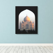 Taj Mahal Light of Dawn India建築写真 キャンバスプリント (インサイチュ (ウッドフロア))