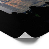 Taj Mahal Light of Dawn India建築写真 ポスター (角)