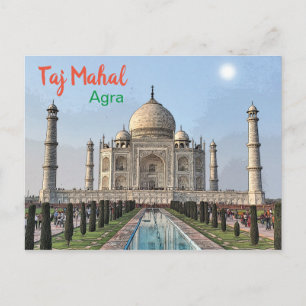 Taj Mahal of Indiaはがき ポストカード