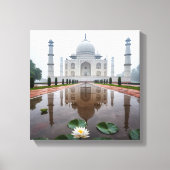 Taj Mahal Reflection キャンバスプリント (正面)