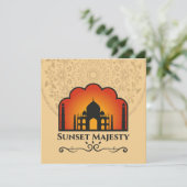 Taj Mahal Silhouette at Sunset (スタンド正面)