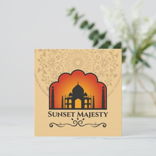 Taj Mahal Silhouette at Sunset (スタンド正面)