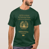 Tajikistan passport tシャツ (正面)