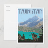 Tajikistan Vintage Travel  ポストカード (正面/裏面)