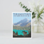 Tajikistan Vintage Travel  ポストカード (スタンド正面)