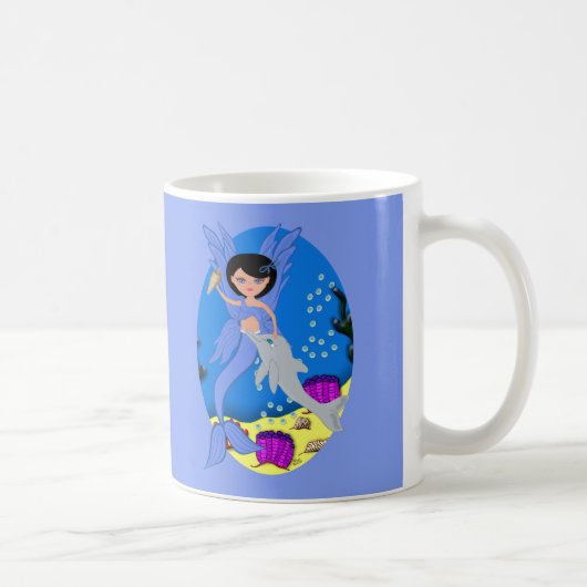 Takara the Merfaery and Dolphin Mug コーヒーマグカップ (右)