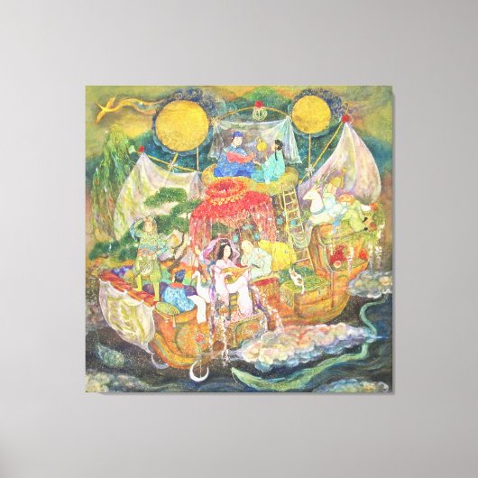 Takarabune: The Treasure Ship of Good Fortune  キャンバスプリント (正面)