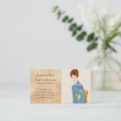 Takasawa Keiichiの柔らかい日本の女性ポートレートの芸術 名刺 (スタンド正面)