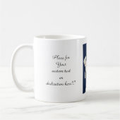 Takasawa Keiichiの毛のクラシックな日本の女性女性 コーヒーマグカップ (左)