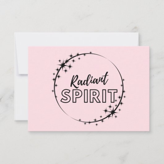 Take 気に  Cards - Radiant Spirit -勇気付けられる 招待状 (正面)