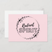 Take 気に  Cards - Radiant Spirit -勇気付けられる 招待状 (正面/裏面)