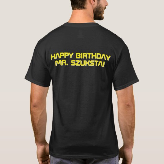 Take 2! Happy Birthday Scott! Tシャツ (裏面)