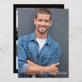 Take 2 Hollywood Actor Talent Promo Comp Card 招待状 (正面/裏面)