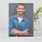 Take 2 Hollywood Actor Talent Promo Comp Card 招待状 (スタンド正面)