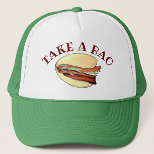 TAKE A BAO Pork Belly Bun Chinese Taiwanese Food キャップ