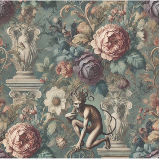 Take a Bow – Gothic Floral Design シール (正面)