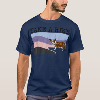 Take A Hike Cardigan Welsh Corgi Funny Graphic Hik Tシャツ