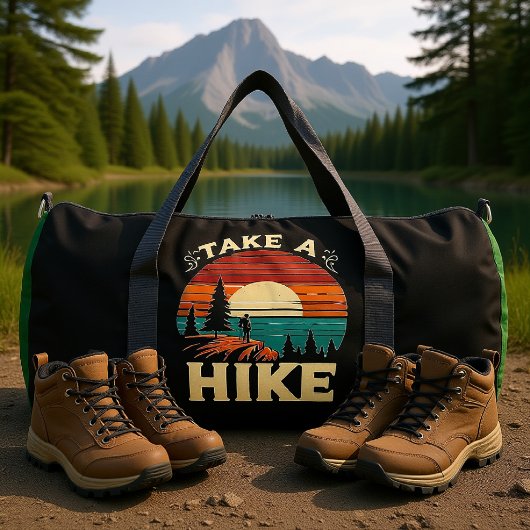 Take A Hike Graphic  ダッフルバッグ