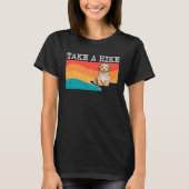 Take A Hike Havanese Graphic Hiking Tシャツ (正面)