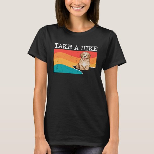 Take A Hike Havanese Graphic Hiking Tシャツ (正面)