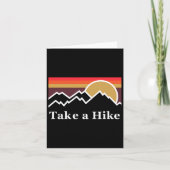 Take A Hike Sun Design Fr Wander  カード (正面)