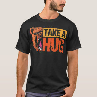 Take a hug design bear lover and bear tシャツ
