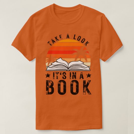Take a look its in a book 10 tシャツ (デザイン正面)