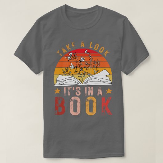 Take a look its in a book 12 tシャツ (デザイン正面)
