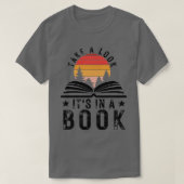 Take a look its in a book 19 tシャツ (デザイン正面)