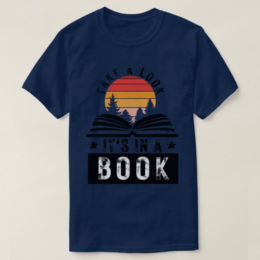 Take a look its in a book 20 tシャツ (デザイン正面)