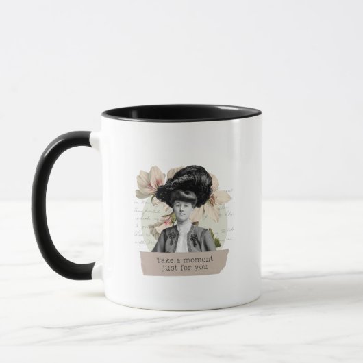 "Take a moment for you" Taza マグカップ (左)