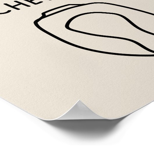 Take a Seat Sweet Cheeks ポスター (角)