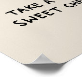 Take a seat sweet cheeks ポスター (角)