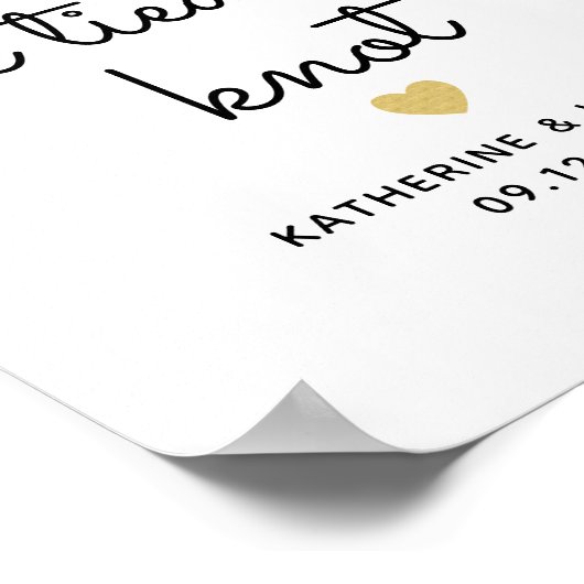 Take a Shot我々は結び目の台本のサインを結婚縛った ポスター (角)