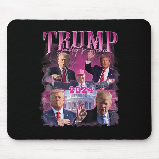 Take America Back, Daddis Homeトランプピンクの海賊版 マウスパッド (正面)