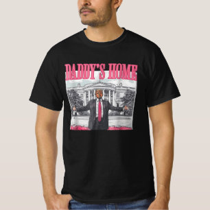 Take America Back Daddy'S Home Trump Pink 2024 Tシャツ