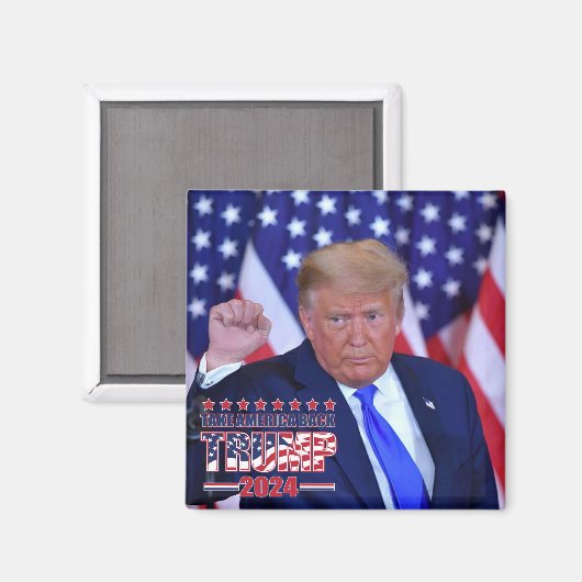 Take America Back - Trump 2024 マグネット (正面/裏面)