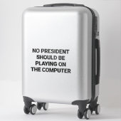 TAKE-AWAY TRUMP'S COMPUTER Hankamer Artjunkhaus   シール (スーツケース)
