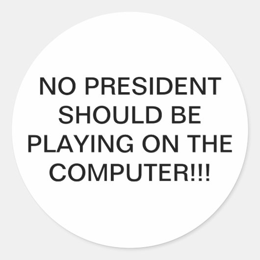 Take-Away Trump's Computer Hankamer Artjunkhaus  ラウンドシール (正面)