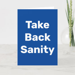 Take Back Sanity カード