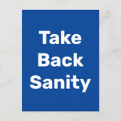 Take Back Sanity ポストカード (正面)